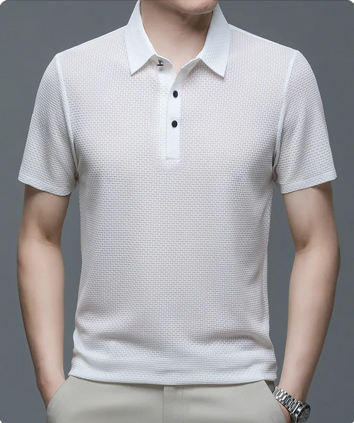 Polo texturé chic pour homme