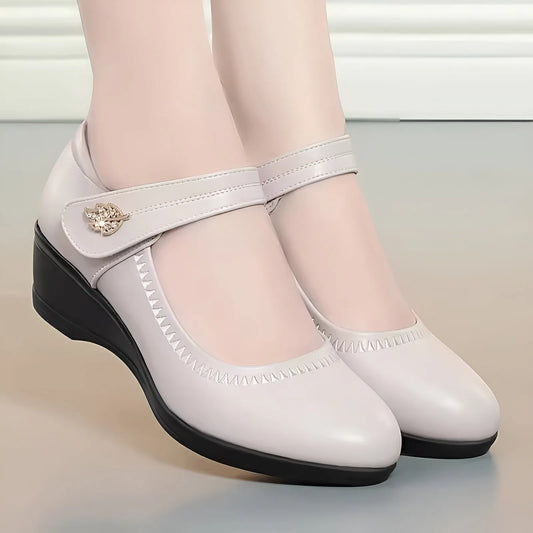 Chaussures souples confortables en cuir PU