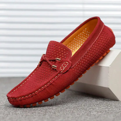 Mocassins cuir homme respirant