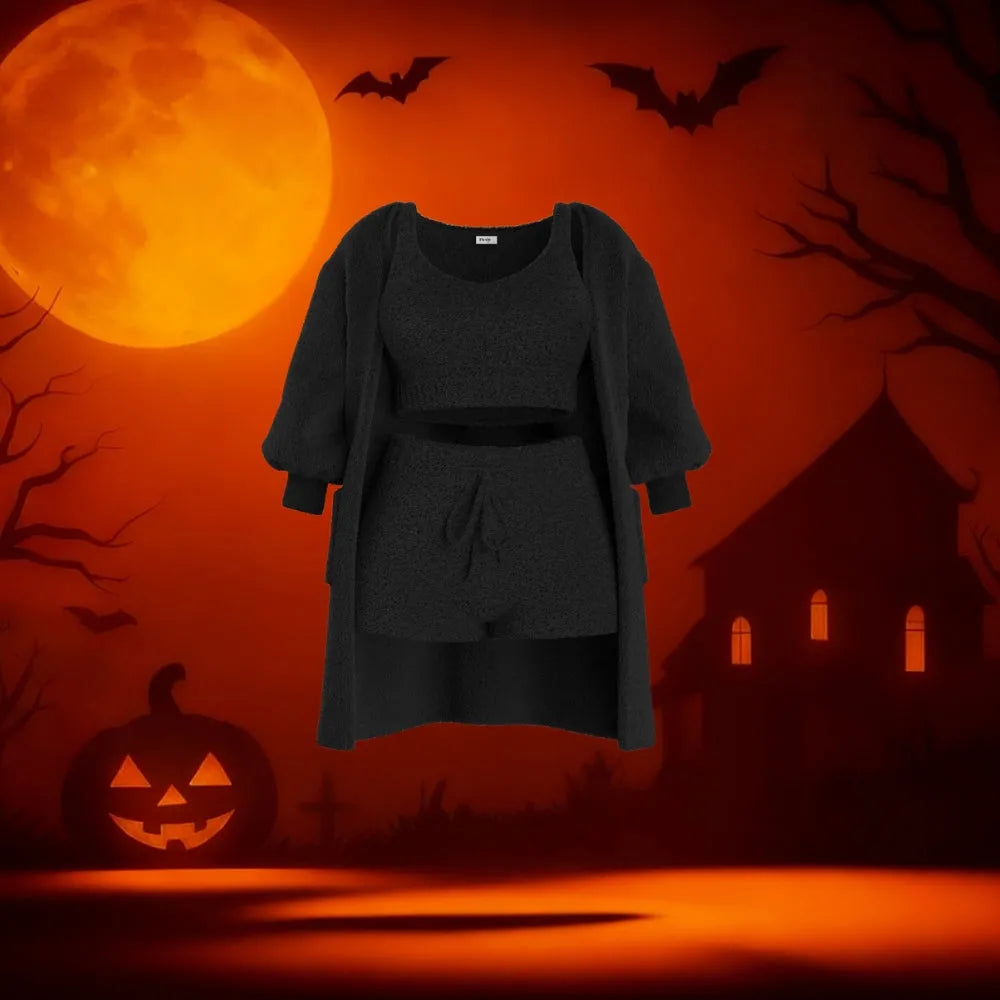 Pyjama 3 Pièces Femme Douillet