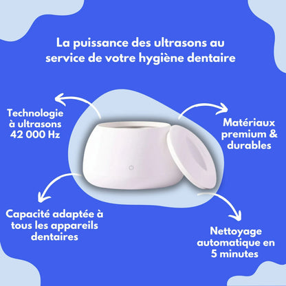 Nettoyeur à ultrasons pour appareils dentaires