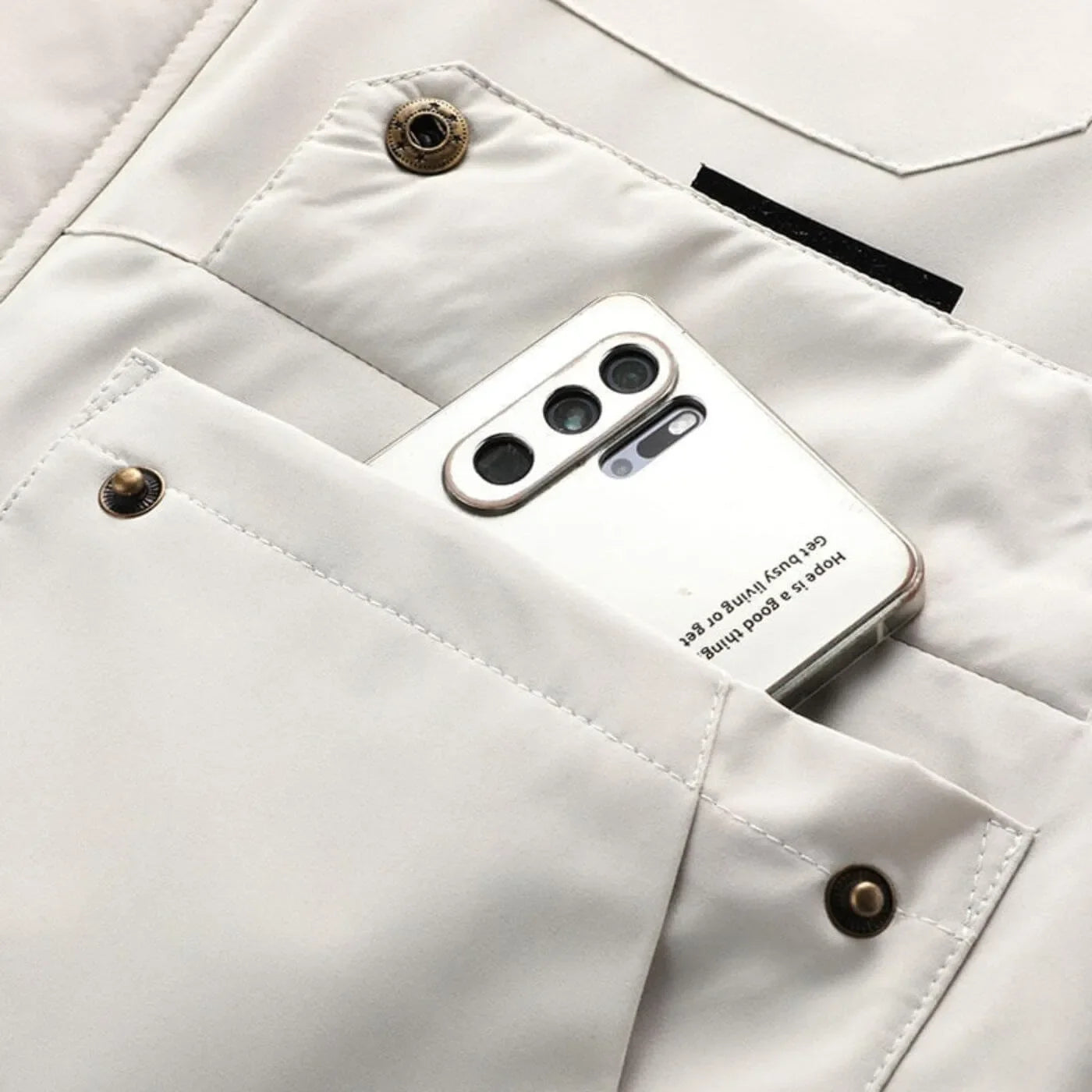 Veste d’hiver à capuche pour homme