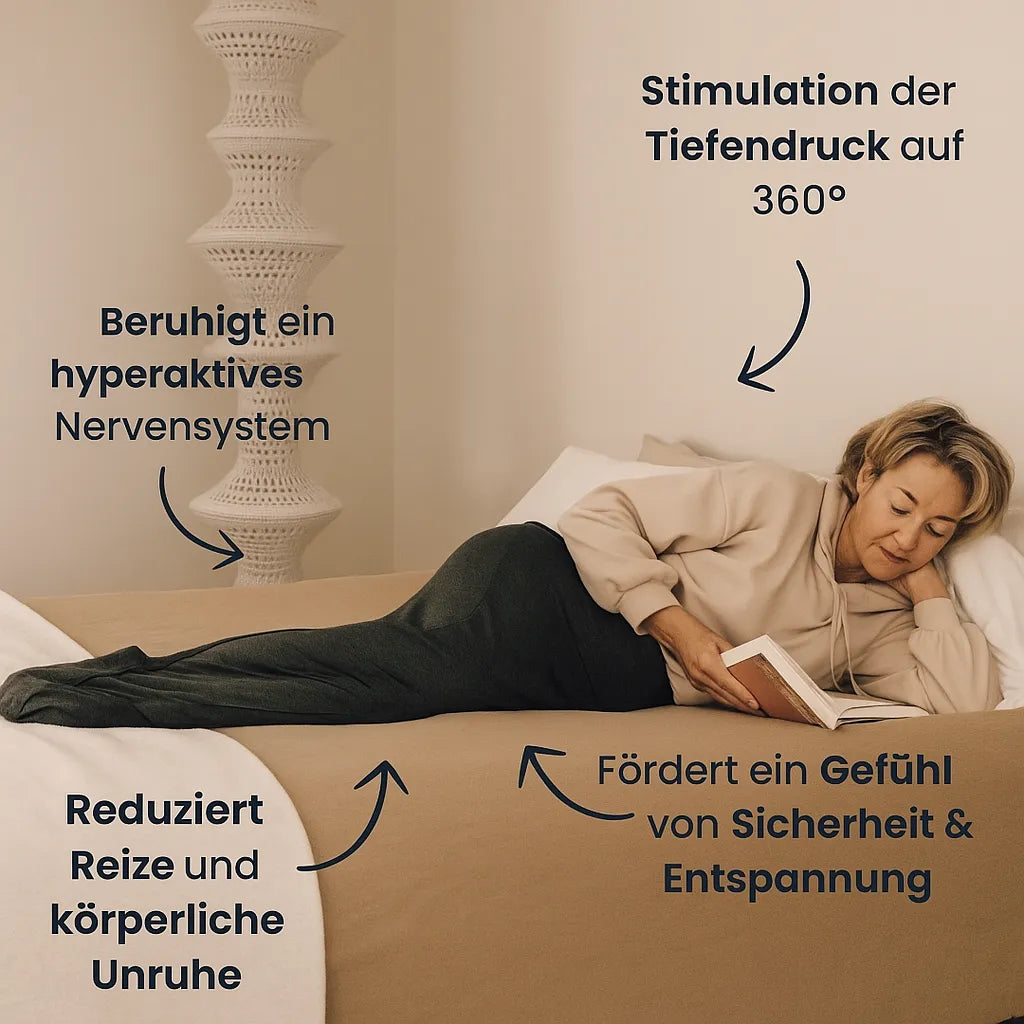 schlafsack reduziert Anti-Stress-Schlafsack für Erwachsene – Alp CH