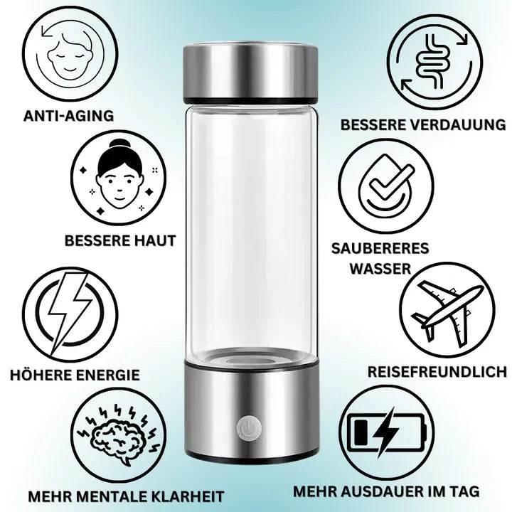Hydrogen-Wasserflasche