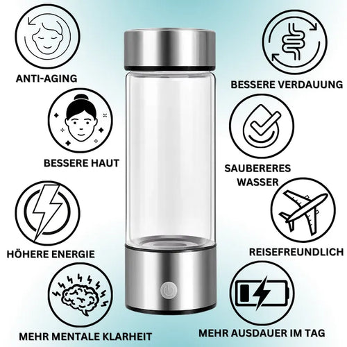 Hydrogen-Wasserflasche