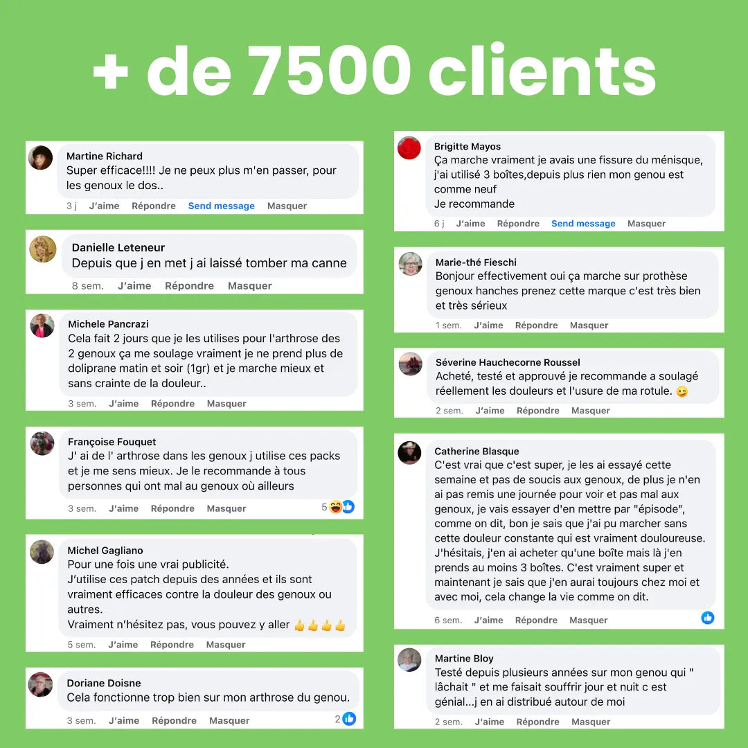 Patchs naturels apaisants pour douleurs articulaires