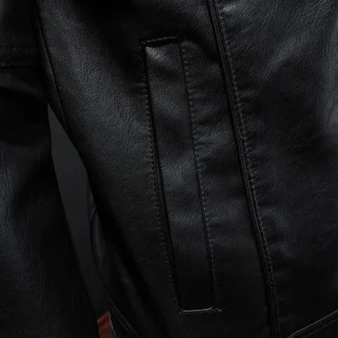 Veste en cuir premium pour homme