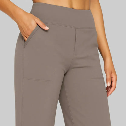 Pantalon stretch femme taille haute
