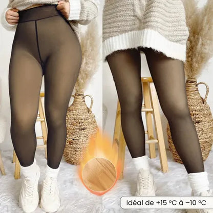 Collant thermique ultra-doux femme