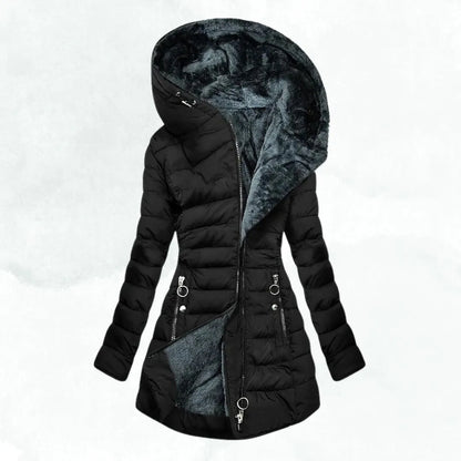 Winterjacke mit kuscheligem Fellfutter für Damen