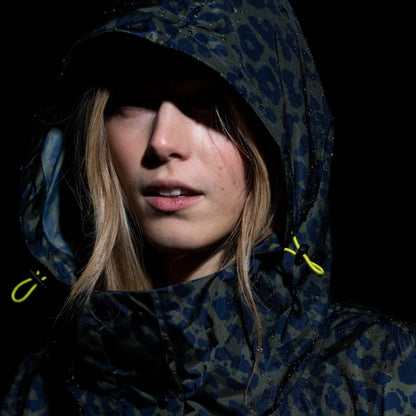 Imperméable long à capuche