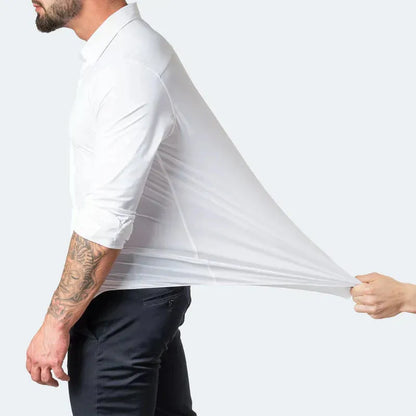 Elegantes Slim-Fit Hemd ohne Bügeln