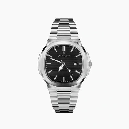 Edelstahl Armbanduhr mit grünem Zifferblatt – 41mm