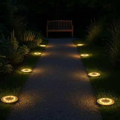 Solar-LED-Gartenleuchte