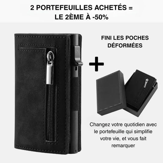 Portefeuille Minimaliste RFID