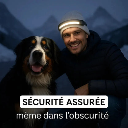 Lampe frontale LED 230°