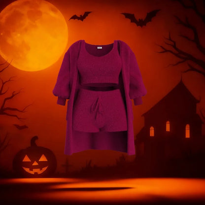 Pyjama 3 Pièces Femme Douillet