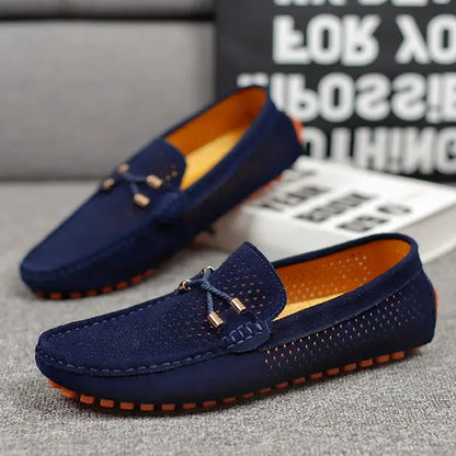 Mocassins cuir homme respirant