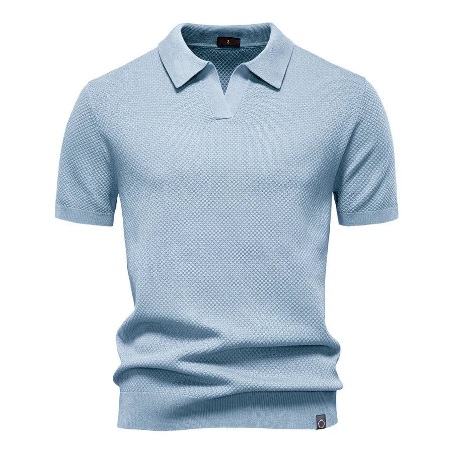 Strukturiertes Poloshirt für Herren