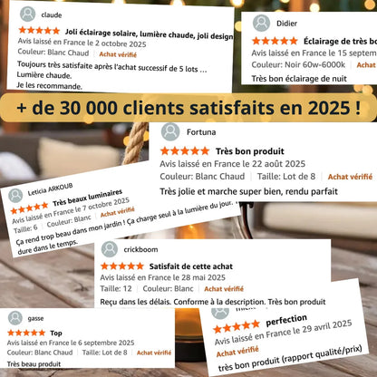 Lanterne solaire d’extérieur