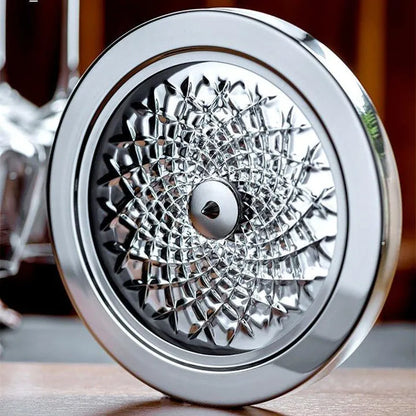 Rotierender Weindekanter aus mundgeblasenem Kristallglas, 360°