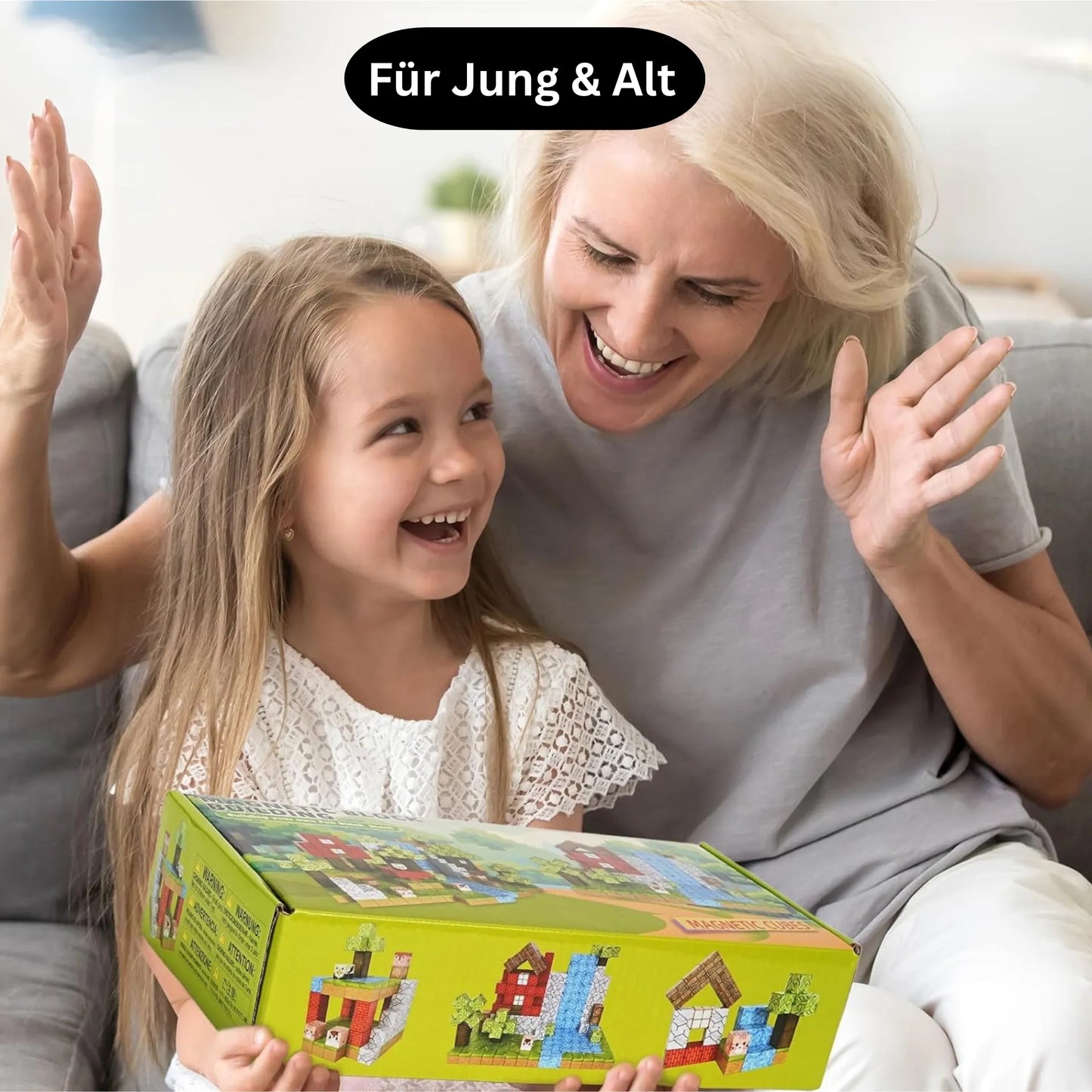 Magnetische Bauklötze für Kinder