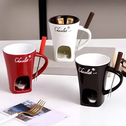 Tasse avec compartiment pour bougie