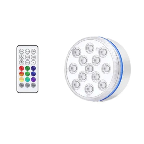 Lampes LED étanches multicolores