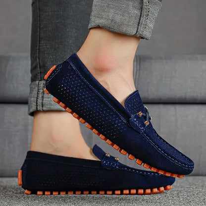 Mocassins cuir homme respirant
