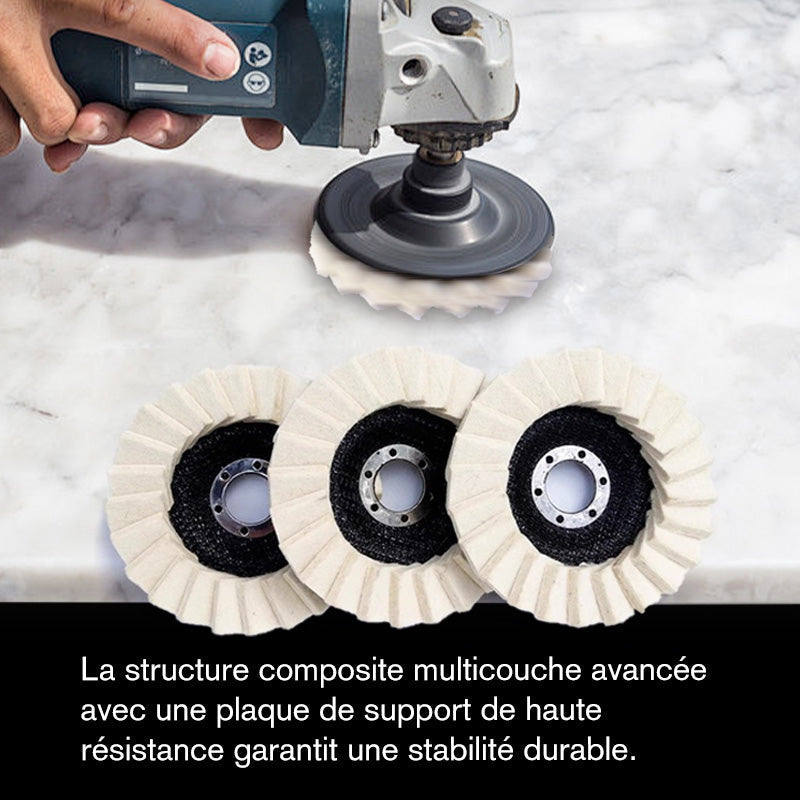 Polierscheibe aus Filz