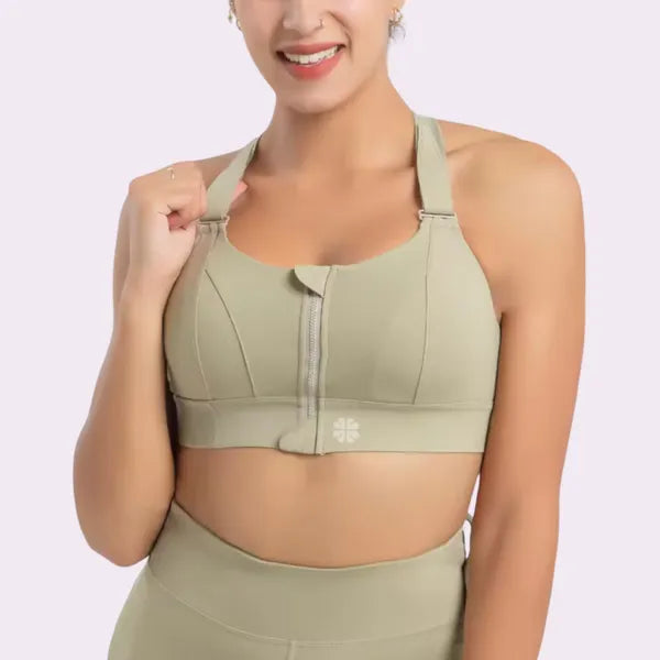 Soutien-gorge ajustable avec fermeture avant – maintien optimal
