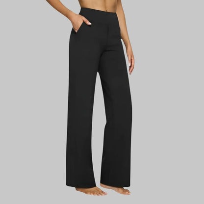 Pantalon stretch femme taille haute