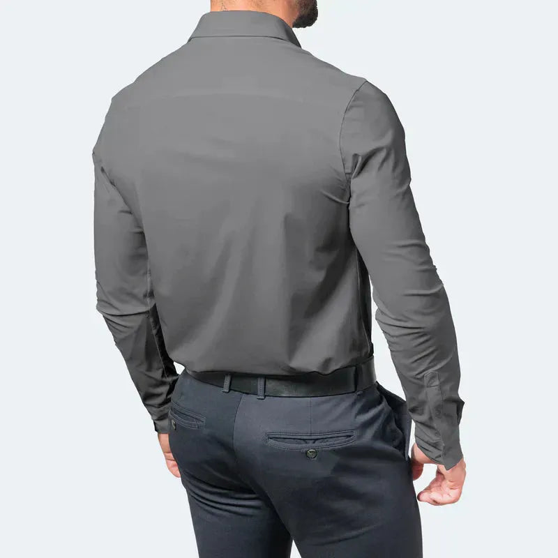 Elegantes Slim-Fit Hemd ohne Bügeln