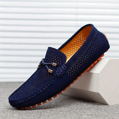 Mocassins cuir homme respirant