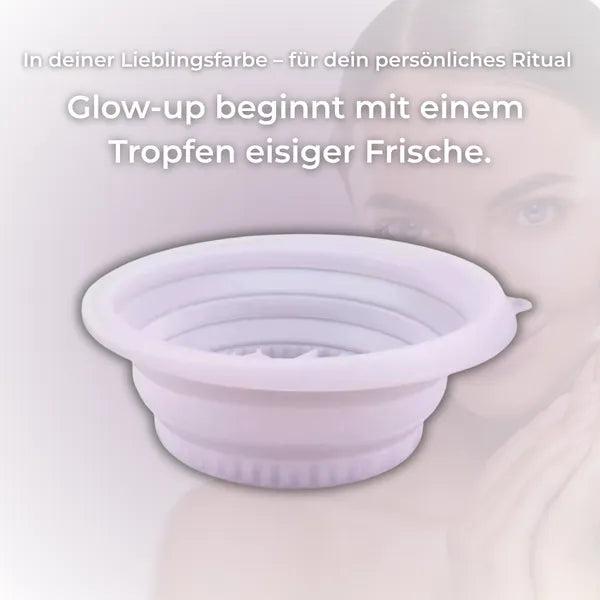 Bassin glacé pour le visage