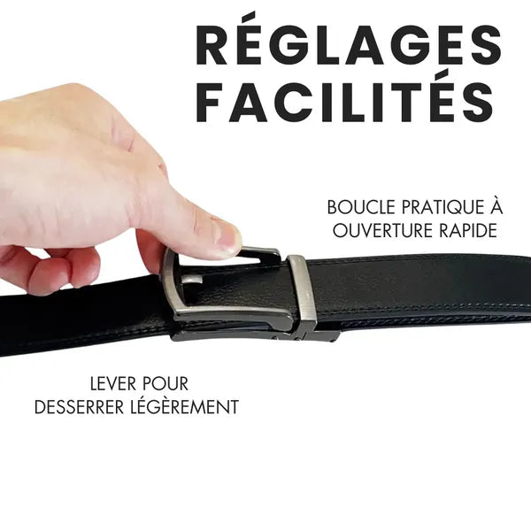 Ceinture homme élégante sans trous