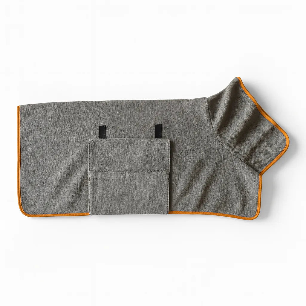 Trocknender Mantel für Hunde + Handtuch