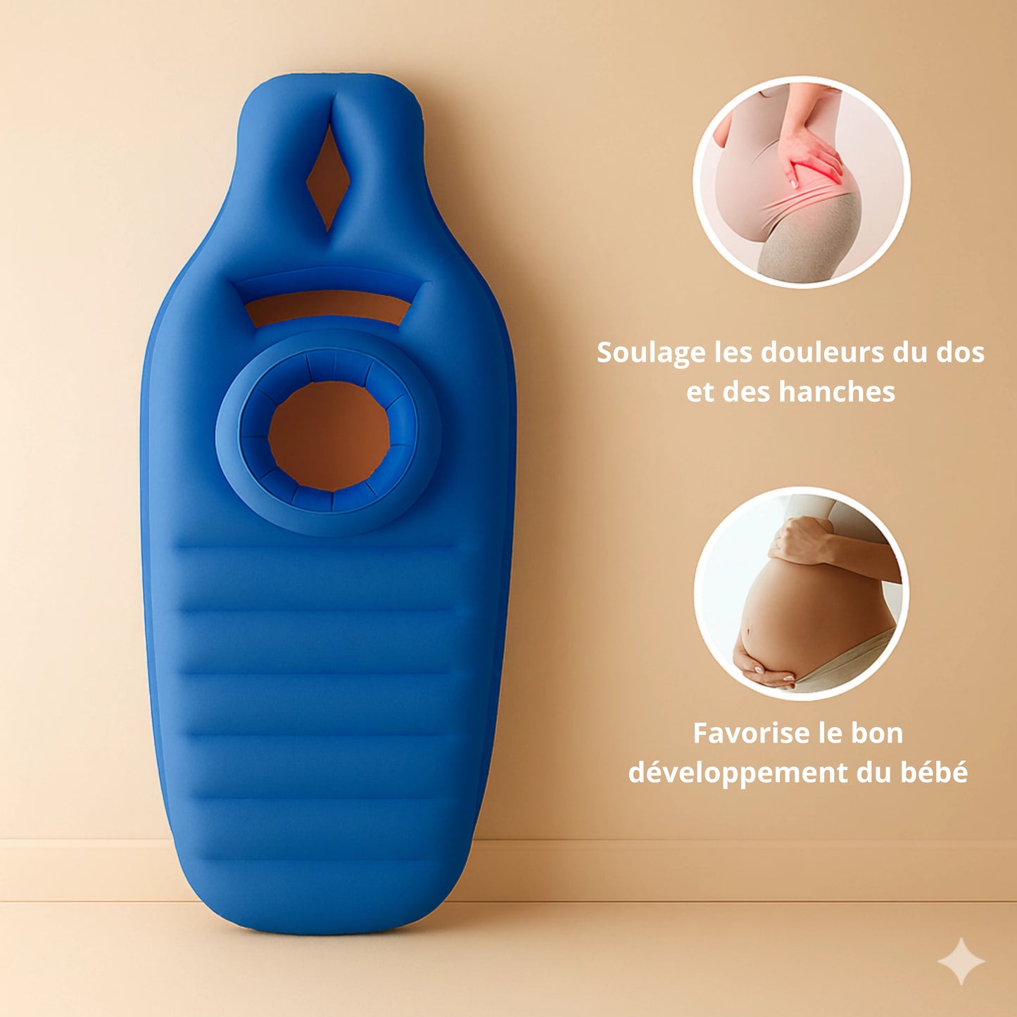 Matelas de grossesse gonflable