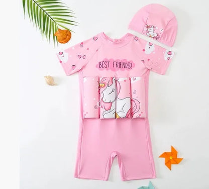 Schwimmanzug für Kinder mit Auftrieb