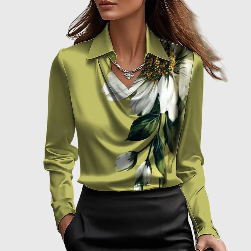 Elegante Satinbluse für Damen