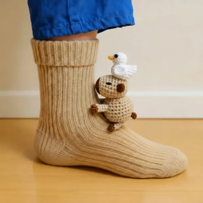 Chaussettes câlines animales