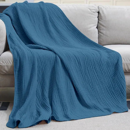 Couverture Douce en Mousseline