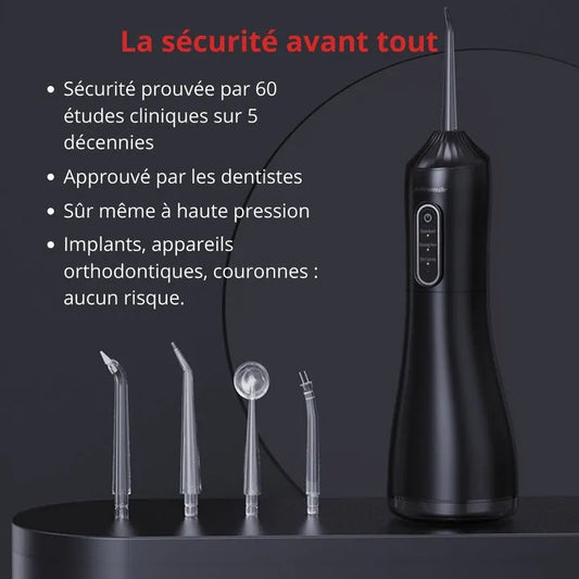 Hydropulseur Dentaire Rechargeable