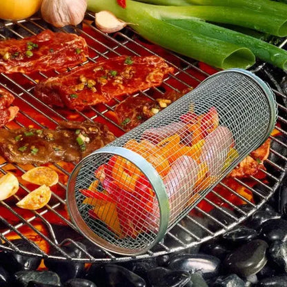 Panier de barbecue rotatif