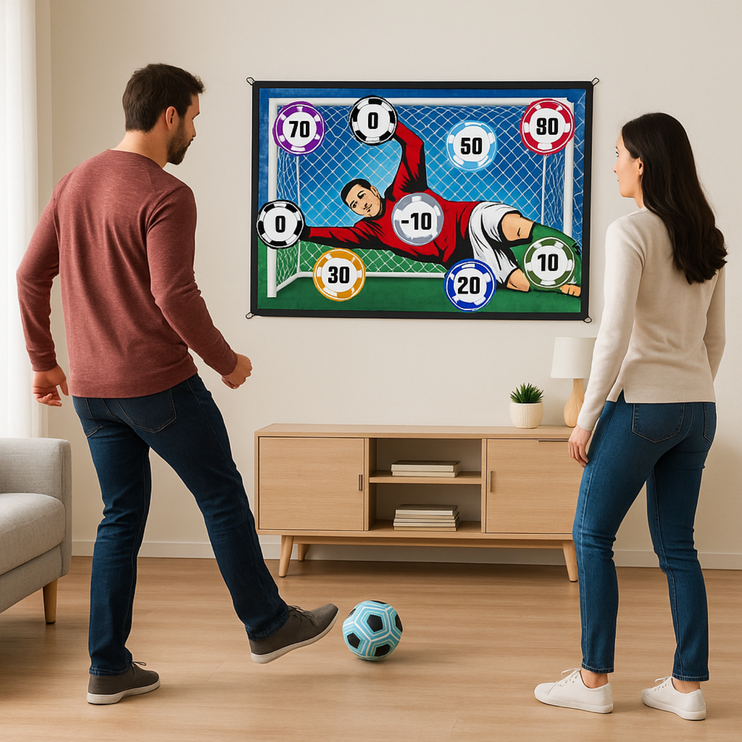 Jeu de tir au but pour enfants & adultes