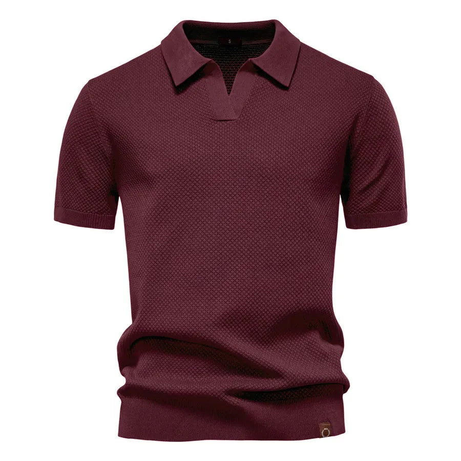 Strukturiertes Poloshirt für Herren