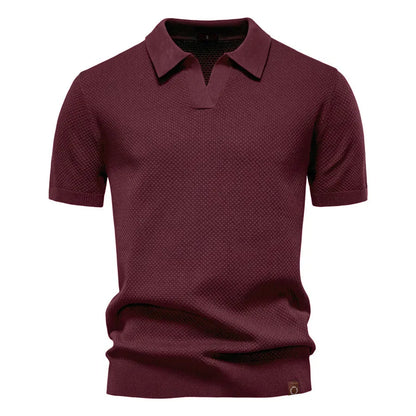 Strukturiertes Poloshirt für Herren