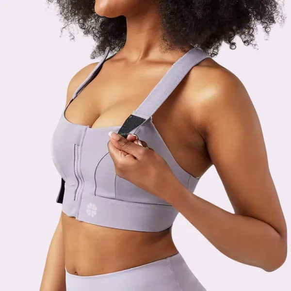 Soutien-gorge ajustable avec fermeture avant – maintien optimal