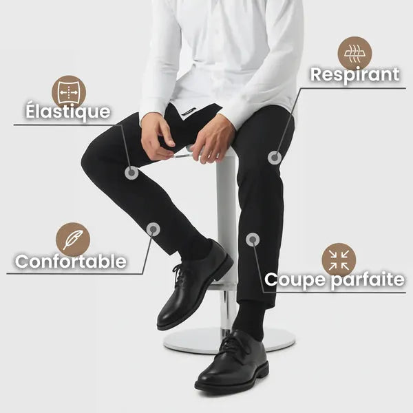 Pantalon Extensible Confort Homme