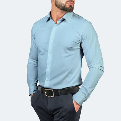 Elegantes Slim-Fit Hemd ohne Bügeln